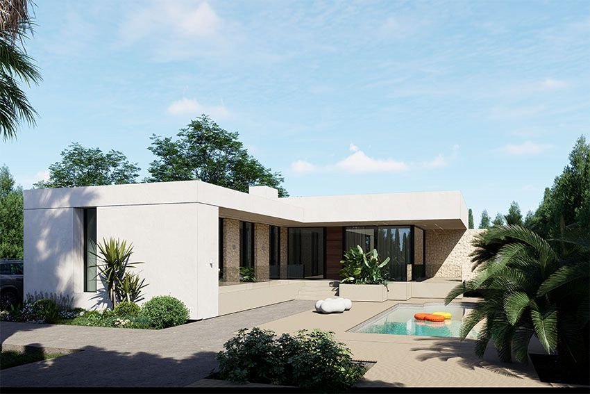  In der exklusiven Gegend von El Chaparral gelegen, bietet dieses freistehende Chalet eine privilegierte Umgebung für diejenigen, die Ruhe und Komfort