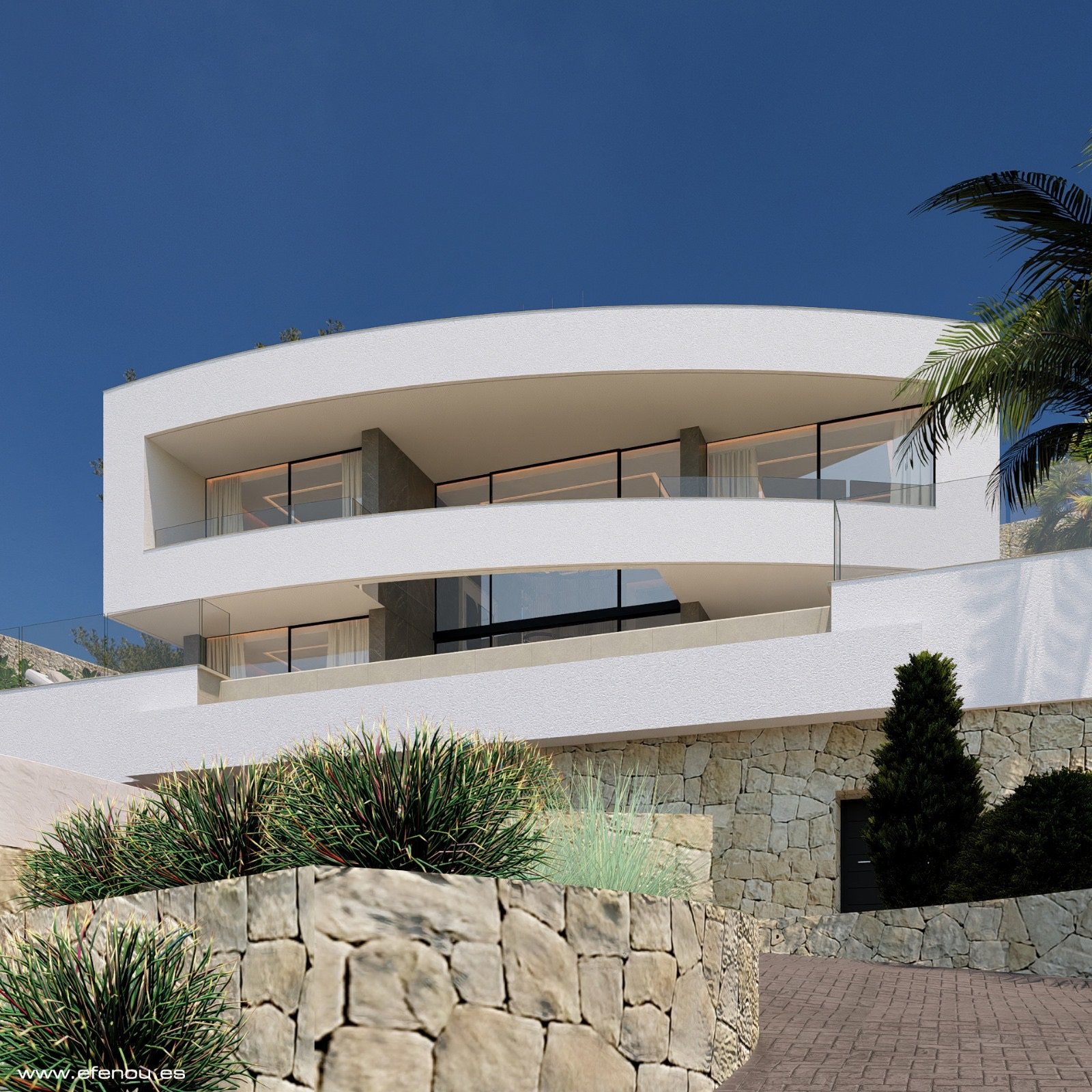  Diese Villa in der schönen Stadt Calpe bietet ein außergewöhnliches Wohnerlebnis mit Meerblick. Die Immobilie befindet sich nur 20 km vom Flughafen e