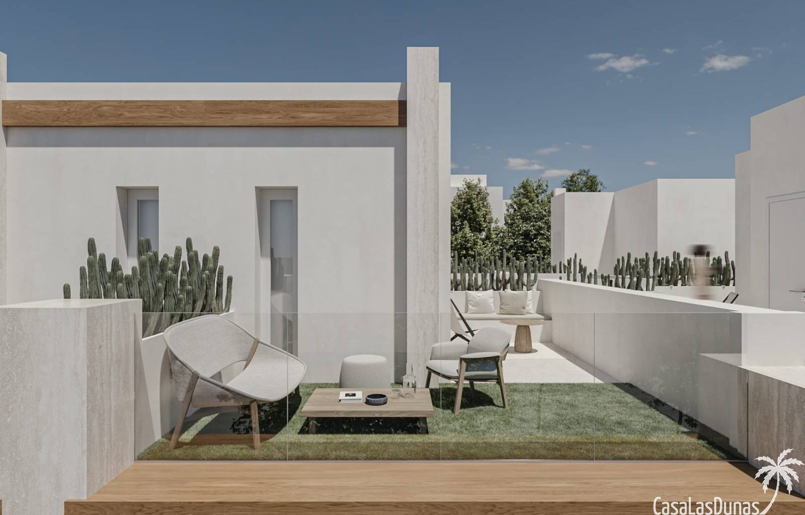  Dieses Projekt umfasst moderne Stadthäuser in Gran Alacant , die mit hochwertigen Materialien und einer intelligenten Raumaufteilung entworfen wurden