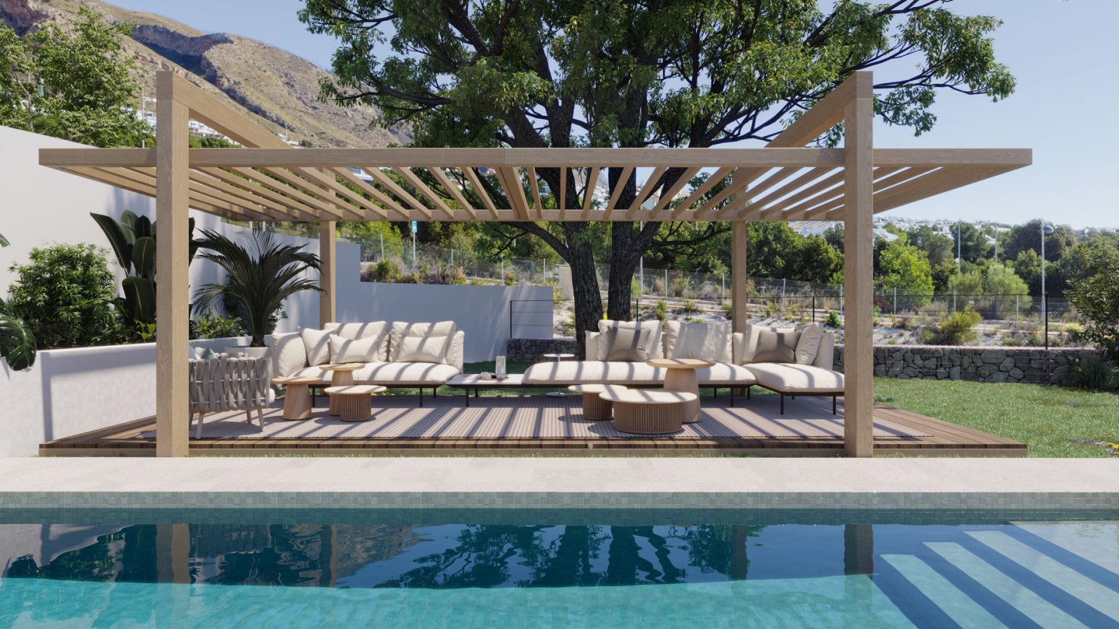  In der exklusiven Gegend von Golf Bahía gelegen, bietet dieser Wohnkomplex eine Auswahl von 6 freistehenden Häusern. Diese Immobilien zeichnen sich d