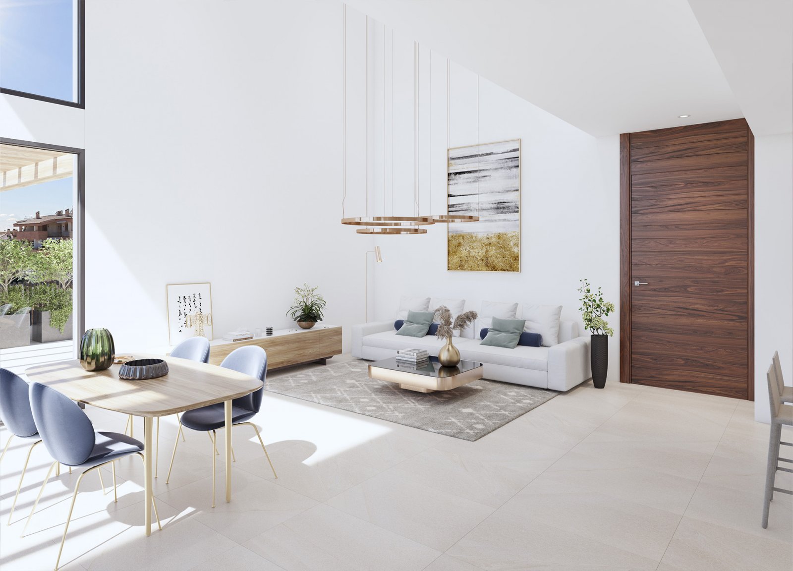  In der charmanten Ortschaft Finestrat gelegen, bietet diese exklusive Sammlung von 15 Immobilien eine privilegierte Umgebung mit Meerblick. Die verfü