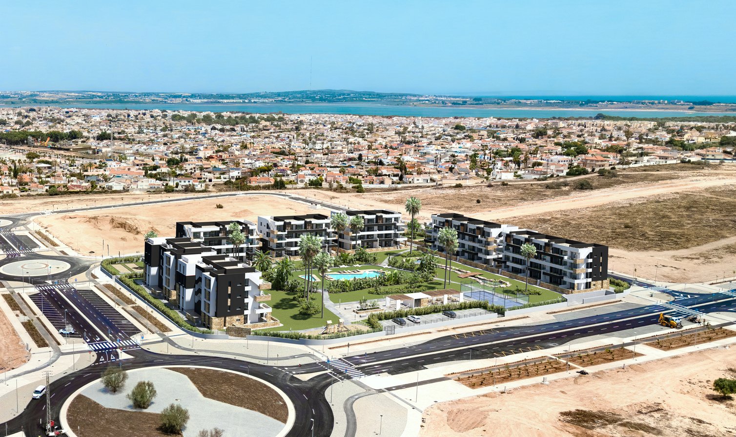  In der schönen Stadt Torrevieja gelegen, bietet diese Wohnanlage eine Auswahl von 80 Immobilien, darunter Apartments, Erdgeschosswohnungen und Penthä