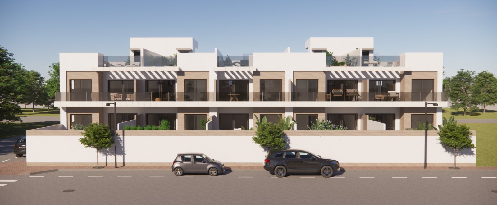  In der charmanten Stadt Rojales gelegen, bietet diese Wohnanlage eine exklusive Auswahl von 12 Bungalows. Diese Bungalows sind so gestaltet, dass sie