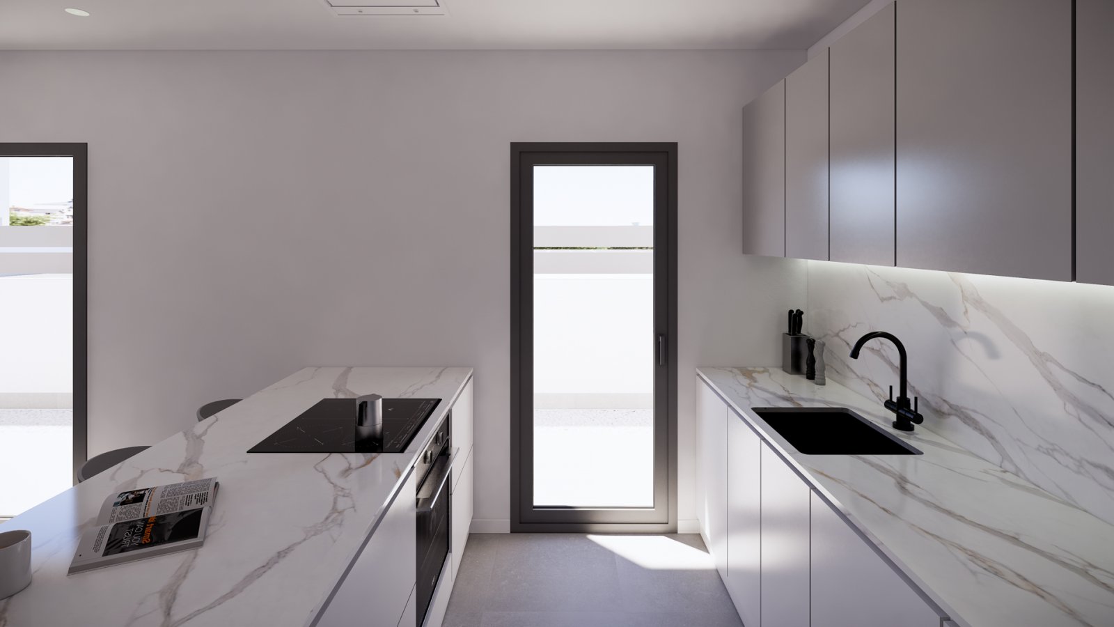 In der charmanten Ortschaft Benijófar gelegen, bietet dieses exklusive freistehende Chalet eine perfekte Kombination aus Komfort und Stil. Mit einer