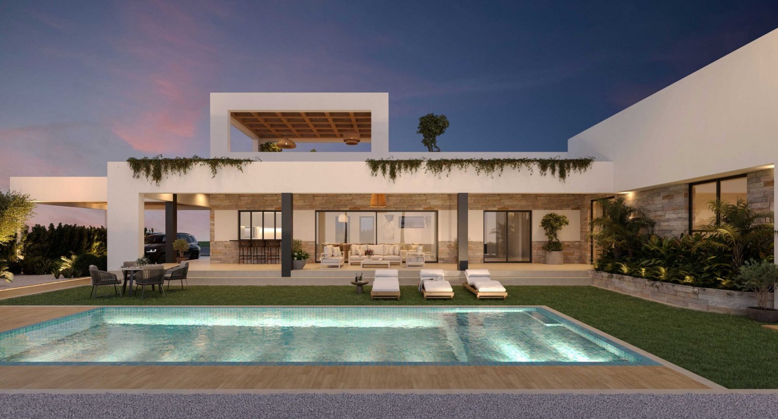  In der charmanten Ciudad Quesada gelegen, bietet diese Villa eine exklusive und ruhige Wohnumgebung. Die Immobilie besticht durch ihr modernes und fu