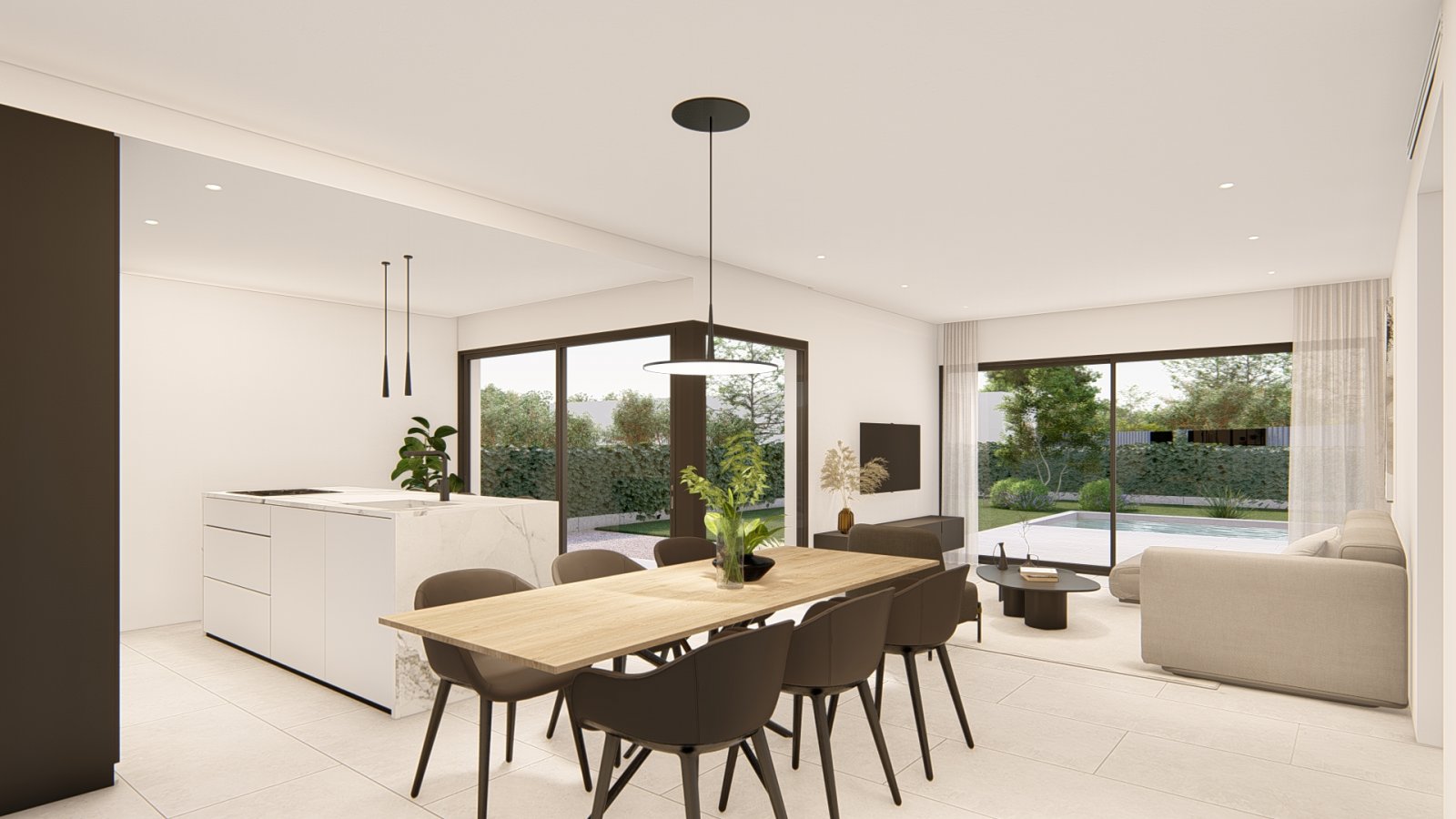  Ubicada en la encantadora localidad de Molina de Segura, esta exclusiva oferta residencial consta de dos viviendas independientes. Diseñadas para aqu