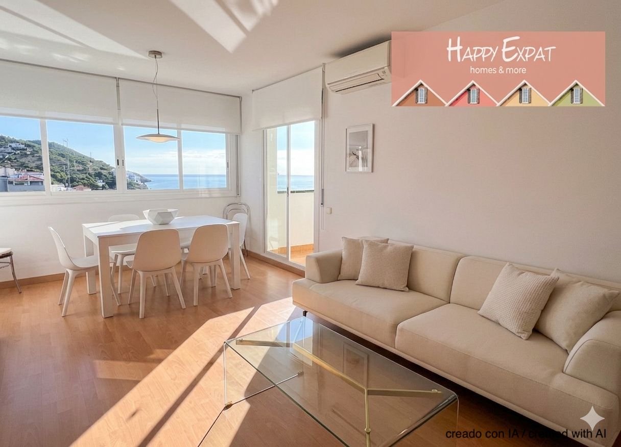 Zu verkaufen: Wohnung in Sitges – AiguadolçJeder, der zum ersten Mal hereinkommt, ist sprachlos über die atemberaubenden Ausblicke.Diese helle und k