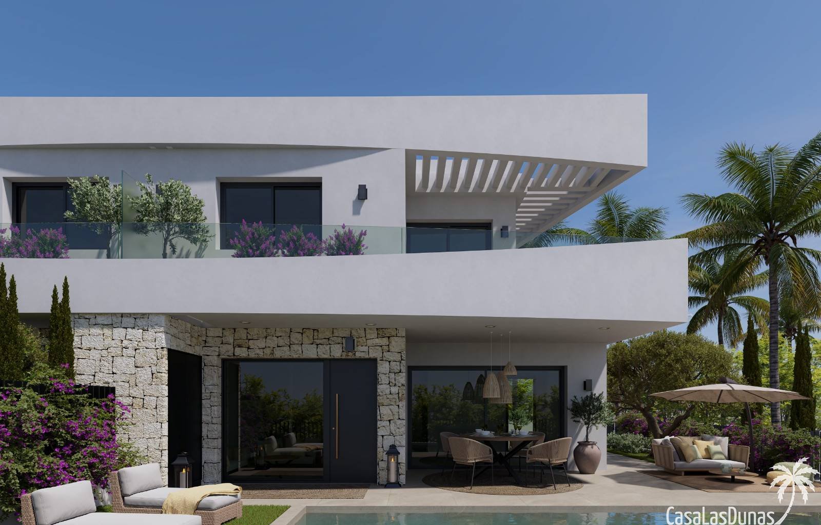 Am Rande des charmanten Dorfes Dolores finden wir dieses kleine Projekt von Luxusimmobilien. Insgesamt werden in dieser Phase 3 Häuser gebaut, von de