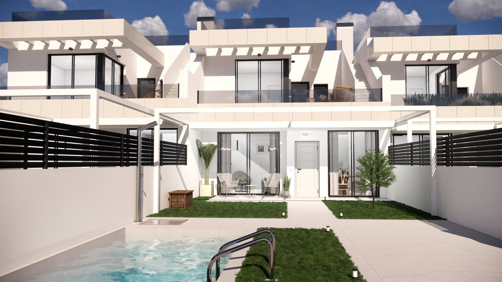  Im charmanten Ort Rojales gelegen, bietet dieser exklusive Wohnkomplex 14 Immobilien, die darauf ausgelegt sind, die anspruchsvollsten Bedürfnisse zu