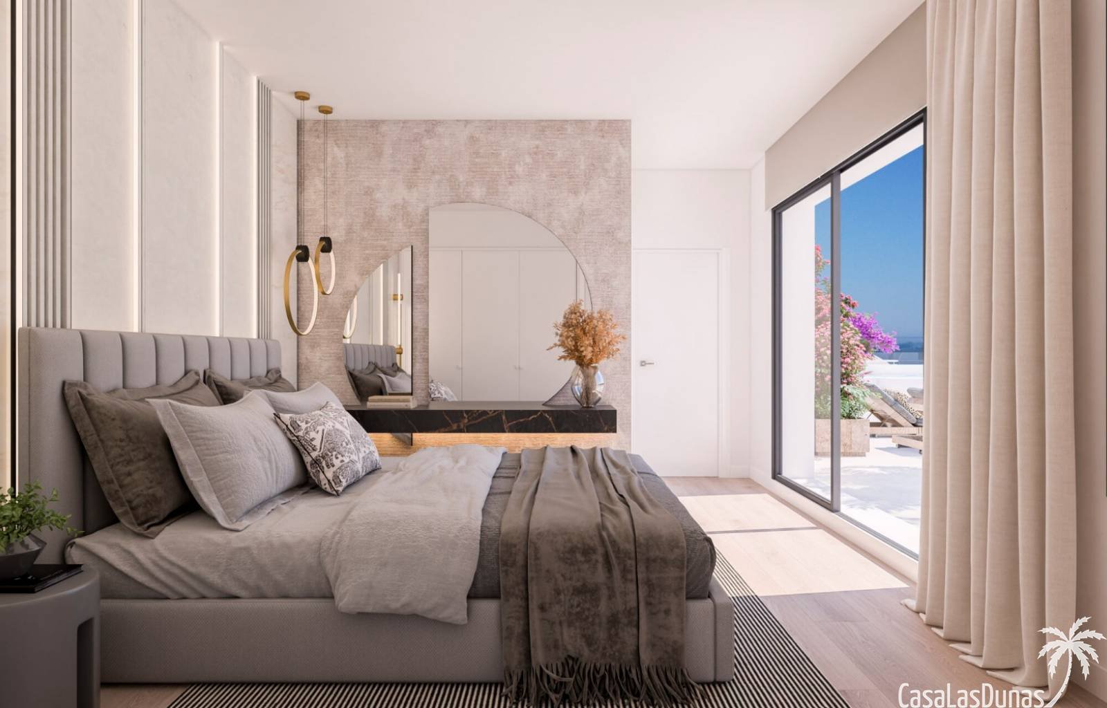 Dieses exklusive Projekt zeichnet sich durch innovative und elegante Architektur aus und umfasst 164 Wohnungen und Penthäuser mit 1, 2 und 3 Schlafzi