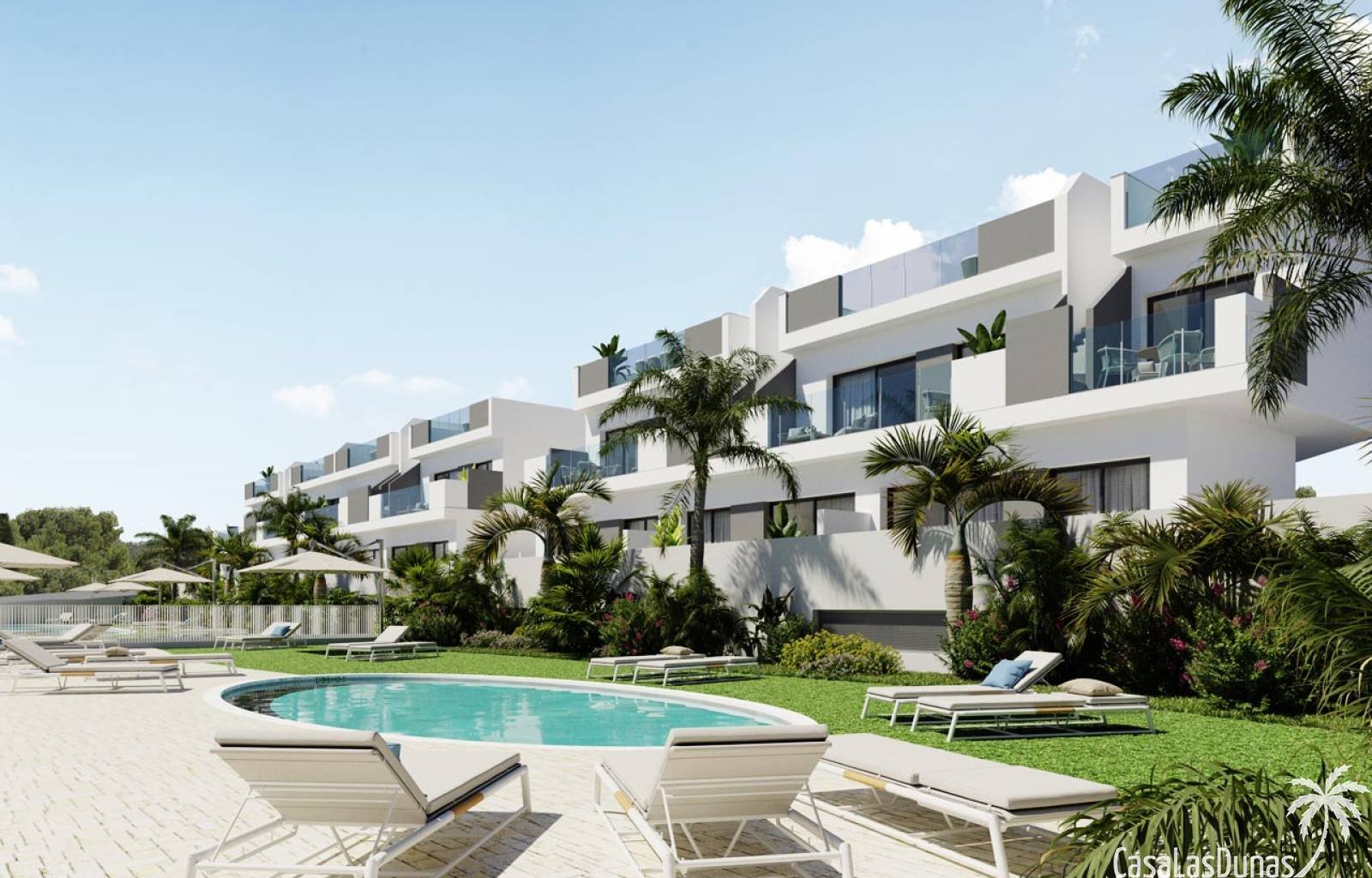 Wir freuen uns, Ihnen diese Immobilien in Los Balcones zu zeigen. Wenn Sie sich für eine Maisonette entscheiden, können Sie zwischen Blick auf die La