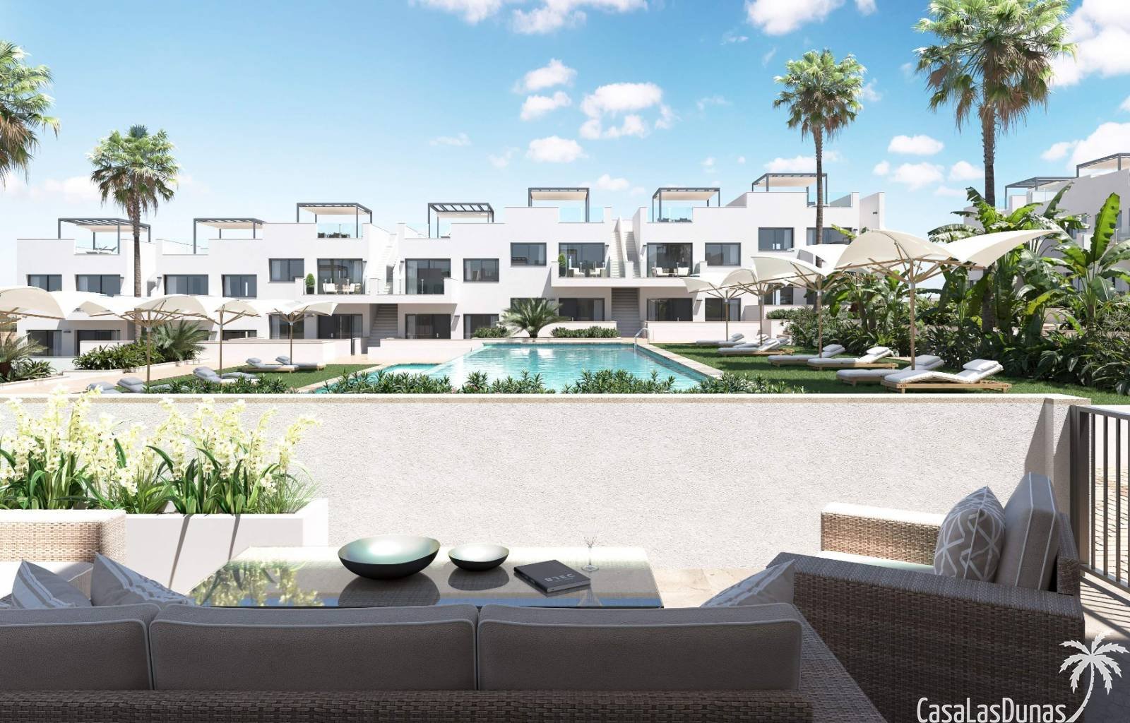  In atemberaubender Lage in der sonnigen Stadt Torrevieja entsteht ein neues Luxusbauprojekt. Die Häuser liegen in der Nähe des einzigartigen rosa Sal