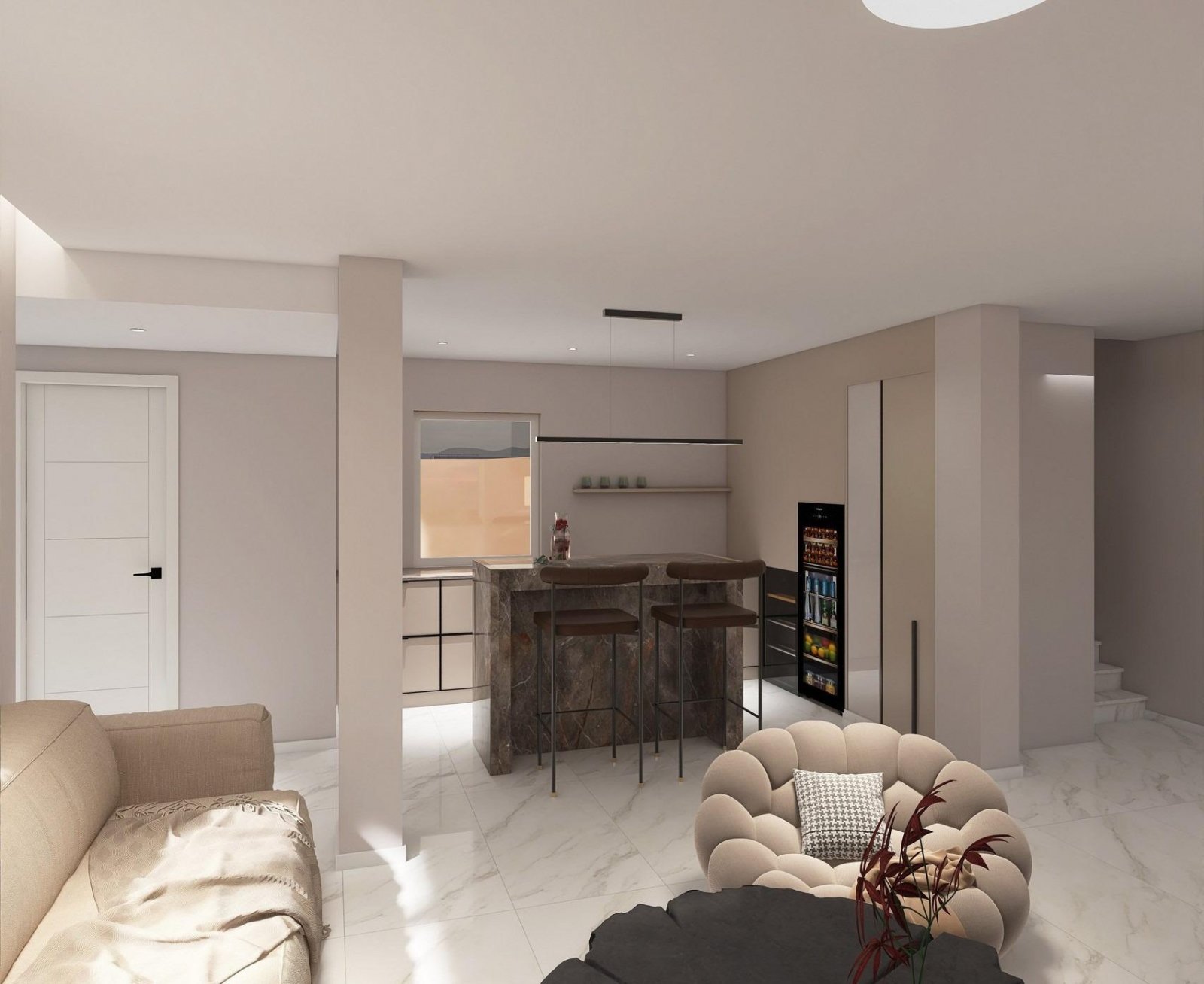  In der charmanten Ciudad Quesada gelegen, bietet dieses exklusive freistehende Chalet eine perfekte Kombination aus Komfort und Stil. Es wurde entwor