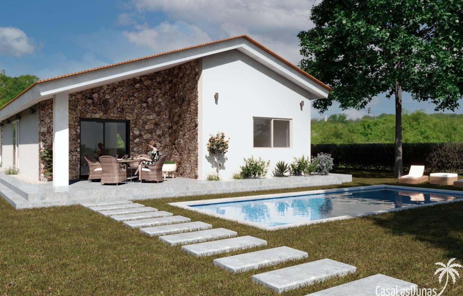 Für die Naturliebhaber unter uns können wir dieses Projekt mit nur 7 Villen anbieten. Diese luxuriösen Villen liegen alle auf einer Ebene und sind un