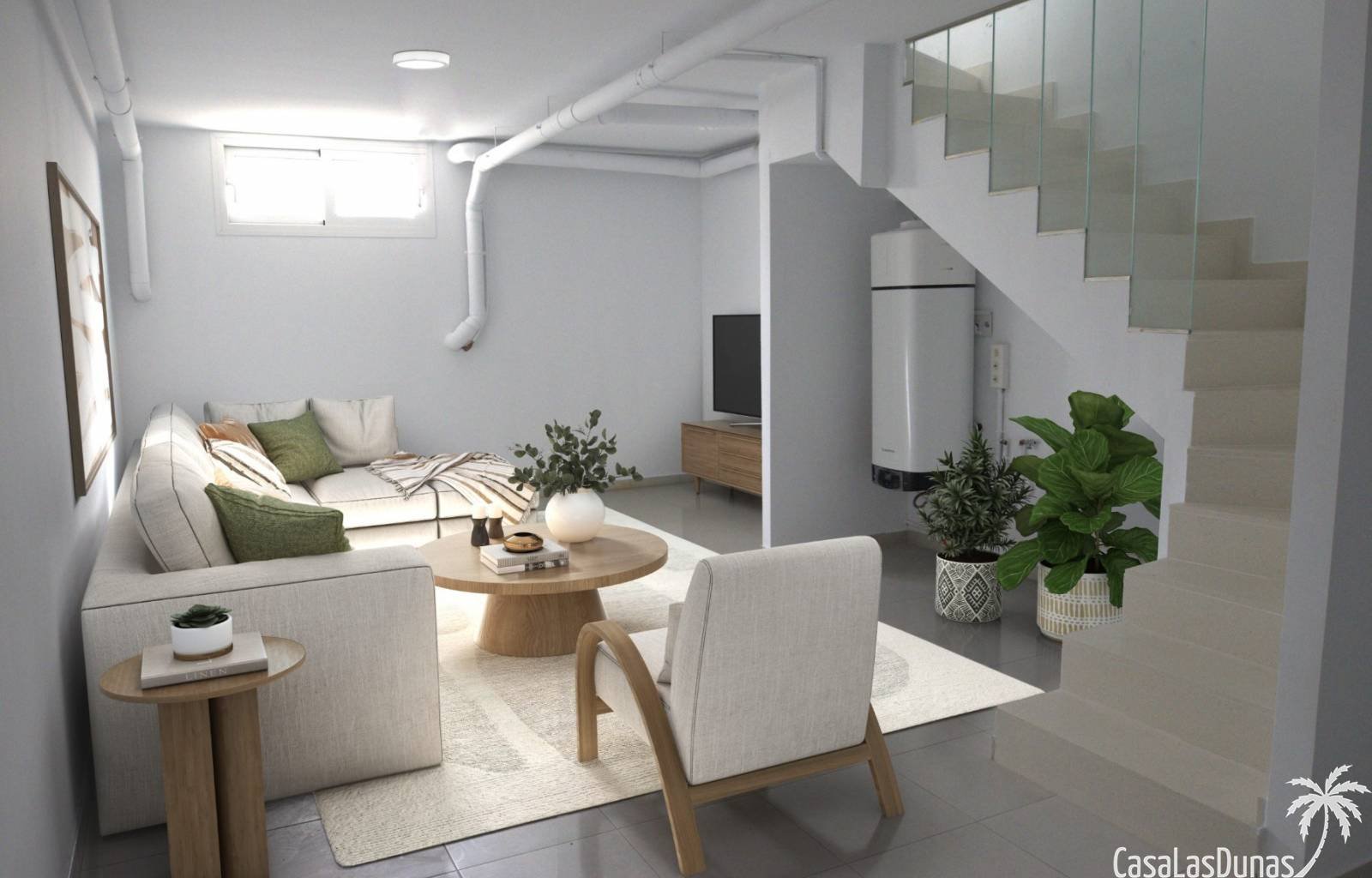  Dieses Projekt umfasst moderne Stadthäuser in Gran Alacant , die mit hochwertigen Materialien und einer intelligenten Raumaufteilung entworfen wurden