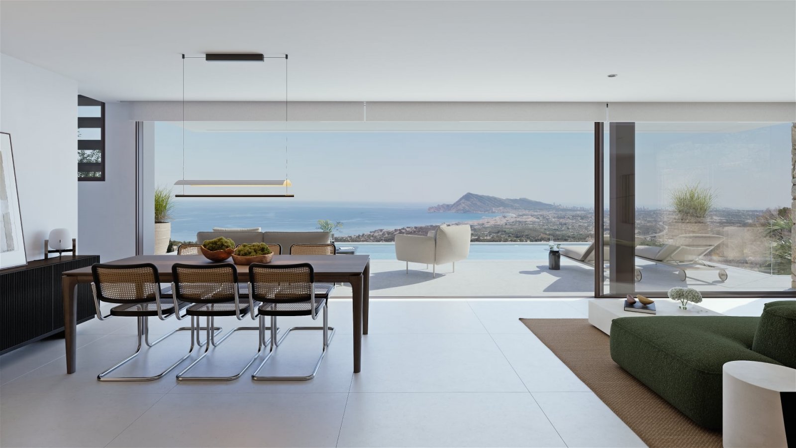  In der charmanten Stadt Altea gelegen, bieten diese exklusiven Villen eine privilegierte Lage mit Meerblick. Mit nur zwei verfügbaren Einheiten ist j