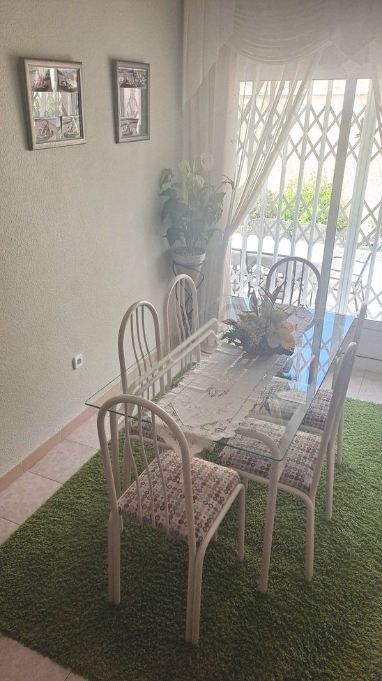   South-facing 3-bedroom detached villa with a private pool, situated in the desirable El Presidente area of Villamartin. Set on a 400m² walled plot, 