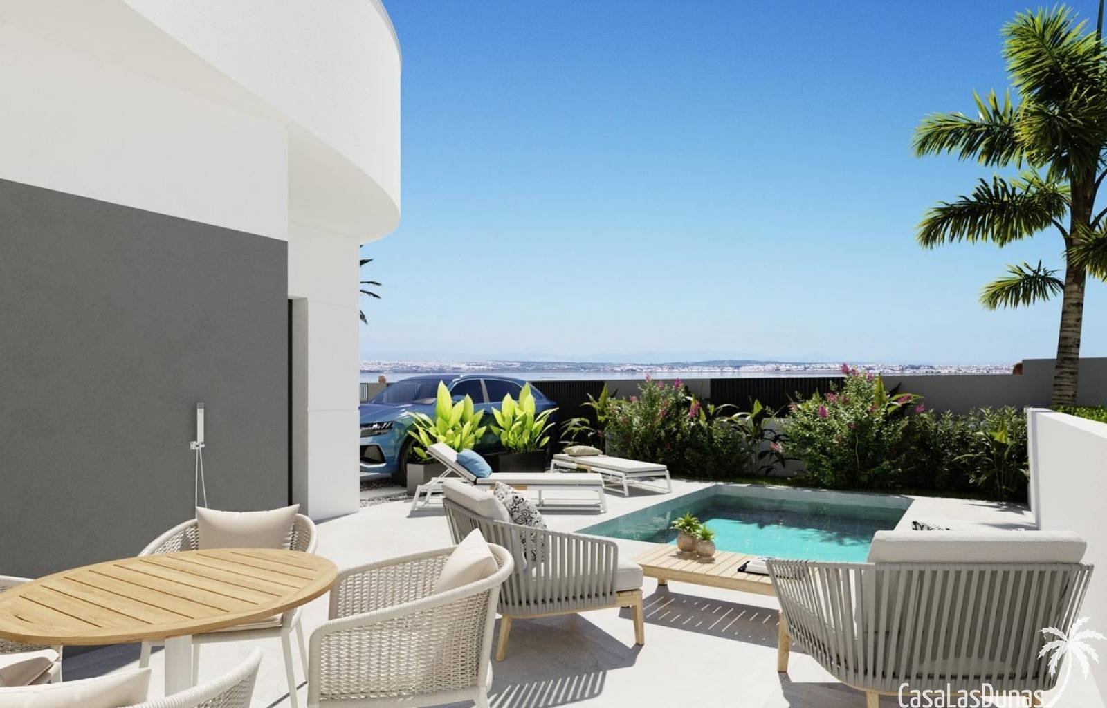  Wir freuen uns, Ihnen diese Häuser in Los Balcones zu zeigen. Die Doppelhaushälften verfügen über 3 Schlafzimmer und 3 Badezimmer. Diese Immobilien b