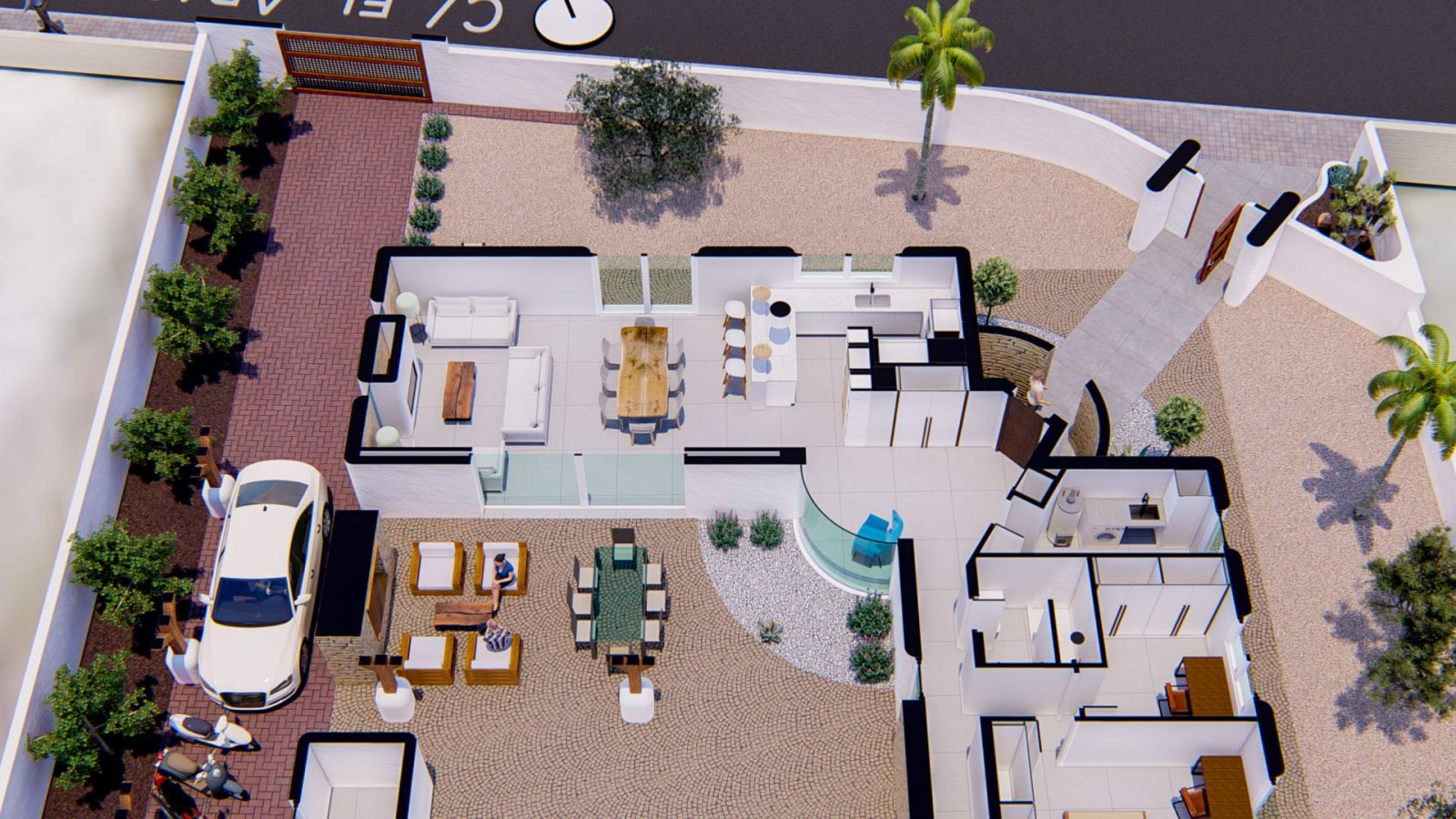 Dieses freistehende Chalet befindet sich in der charmanten Gemeinde Alfaz del Pi und bietet eine ideale Umgebung für diejenigen, die Ruhe und Komfort