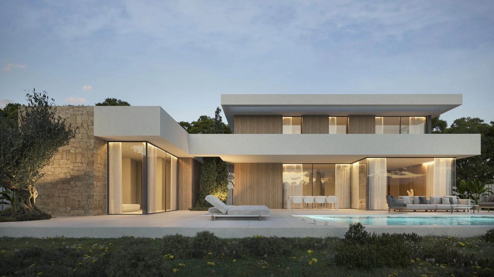 Diese Villa befindet sich in der charmanten Stadt Teulada und bietet eine privilegierte Umgebung für diejenigen, die Ruhe und Komfort suchen. Mit ein