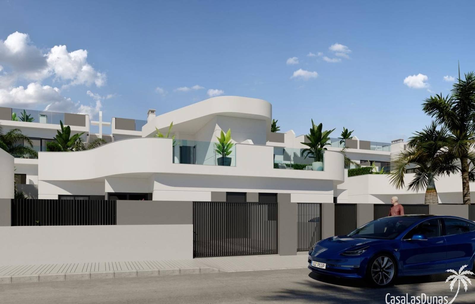  Wir freuen uns, Ihnen diese Häuser in Los Balcones zu zeigen. Die Doppelhaushälften verfügen über 3 Schlafzimmer und 3 Badezimmer. Diese Immobilien b