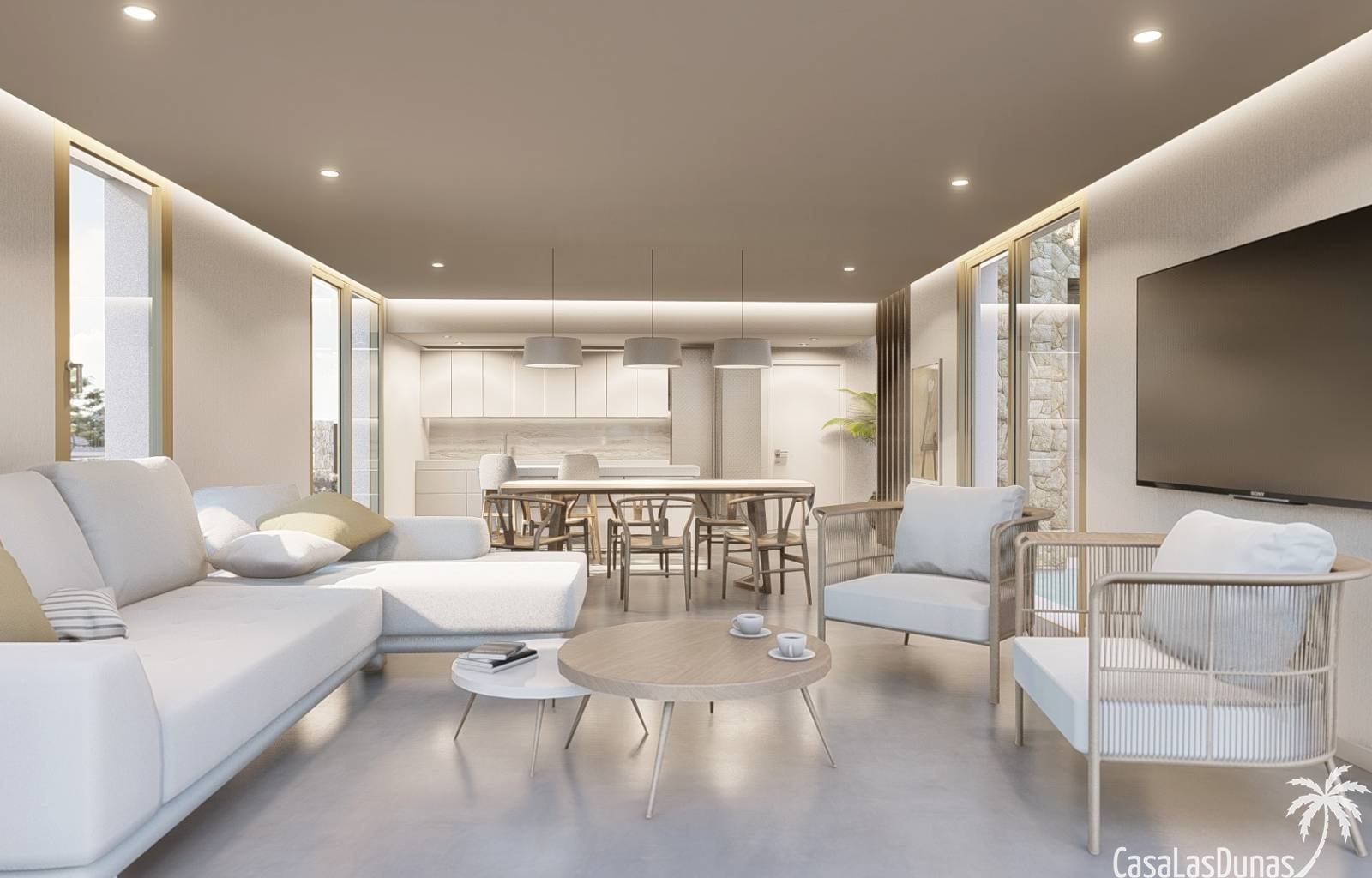 Neubau von zwei exklusiven Luxusvillen, die den höchsten Ansprüchen an Komfort, Stil und Eleganz gerecht werden, in Algorfa, in der Nähe des La Finca