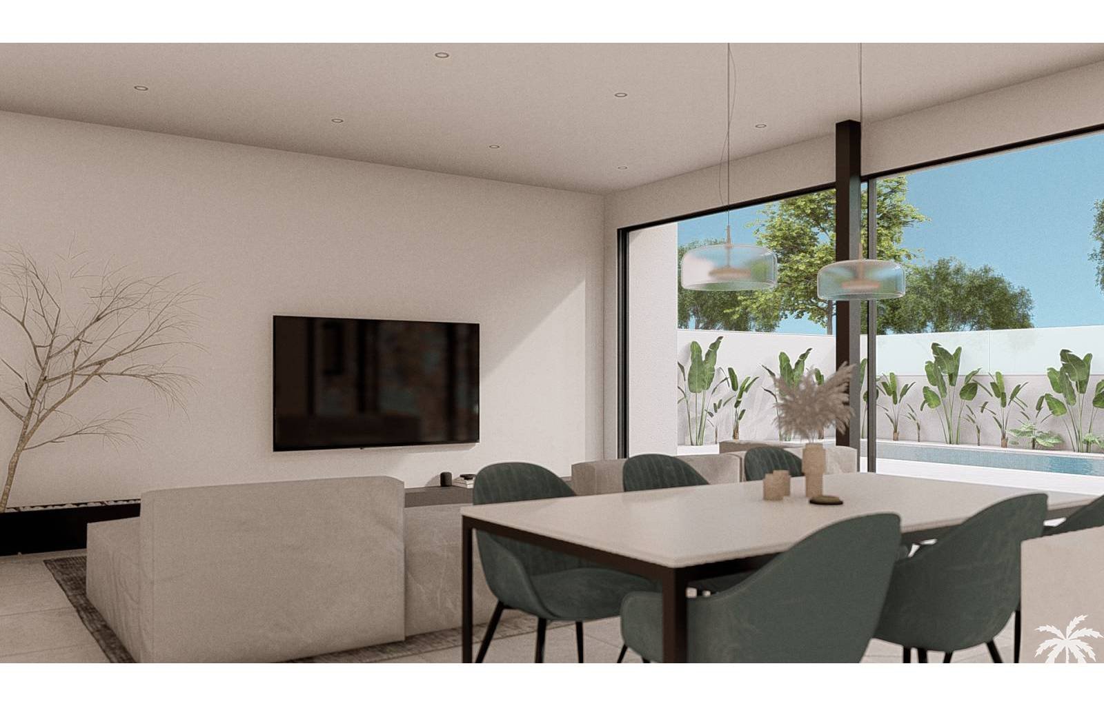  Diese wunderschönen Villen werden im sonnenverwöhnten Los Alcázares an der Costa Cálida gebaut. Das Haus verfügt über 3 Schlafzimmer und 2 Badezimmer