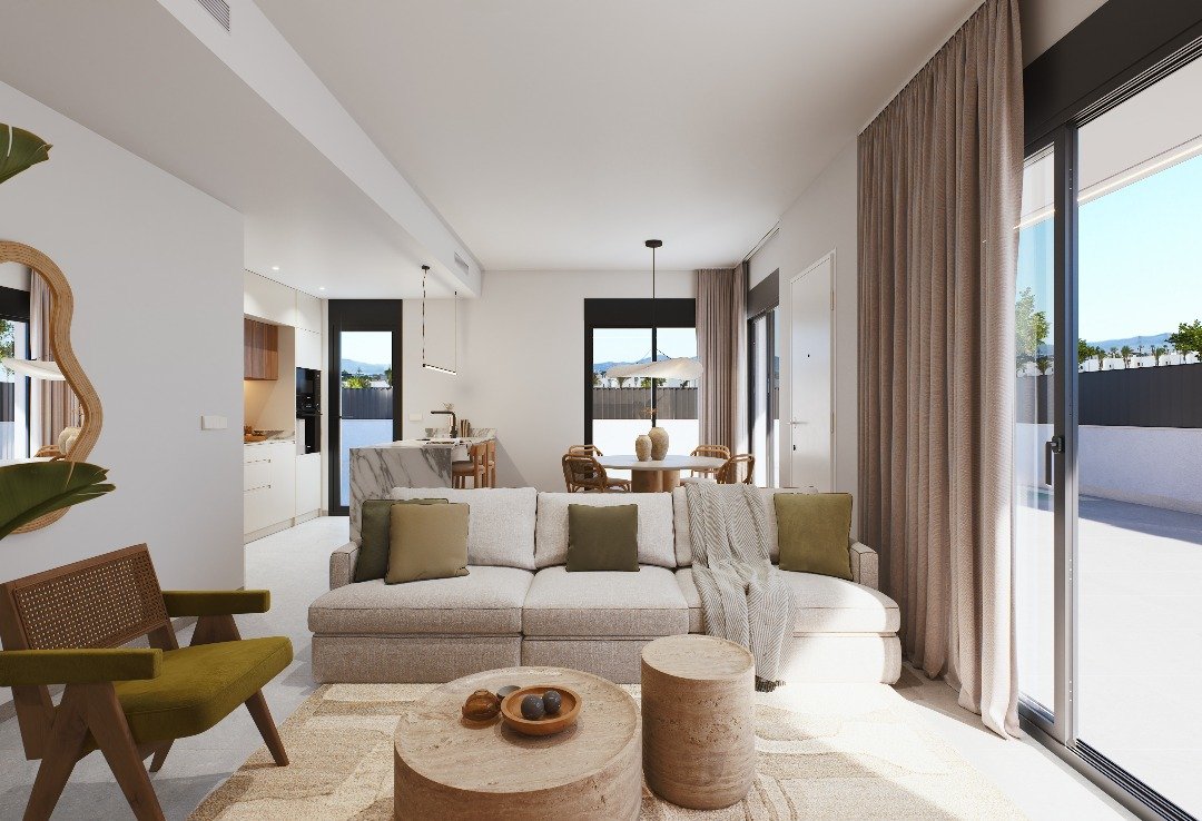 In der charmanten Ortschaft Santa Rosalía gelegen, präsentiert dieses exklusive Immobilienangebot zwei unabhängige Wohnhäuser, die durch ihr modernes