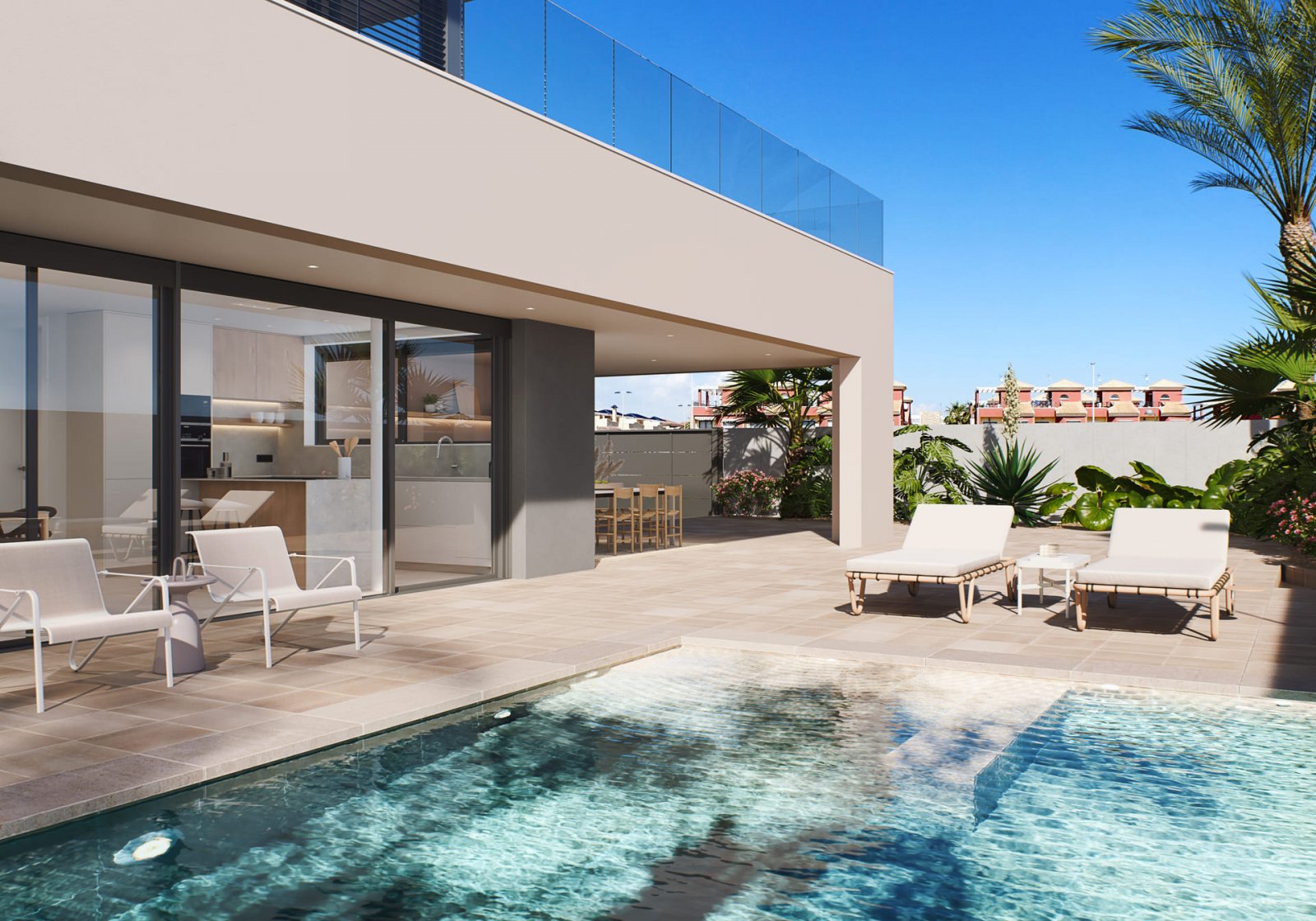  In der prestigeträchtigen Gegend von Orihuela Costa gelegen, bietet diese Villa ein außergewöhnliches Wohnerlebnis mit Meerblick. Für diejenigen, die