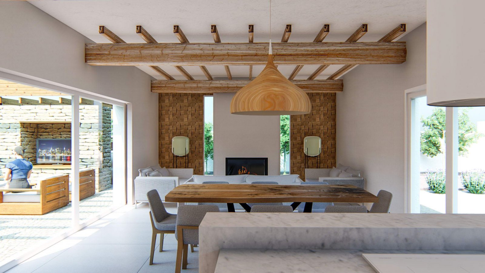 Dieses freistehende Chalet befindet sich in der charmanten Gemeinde Alfaz del Pi und bietet eine ideale Umgebung für diejenigen, die Ruhe und Komfort
