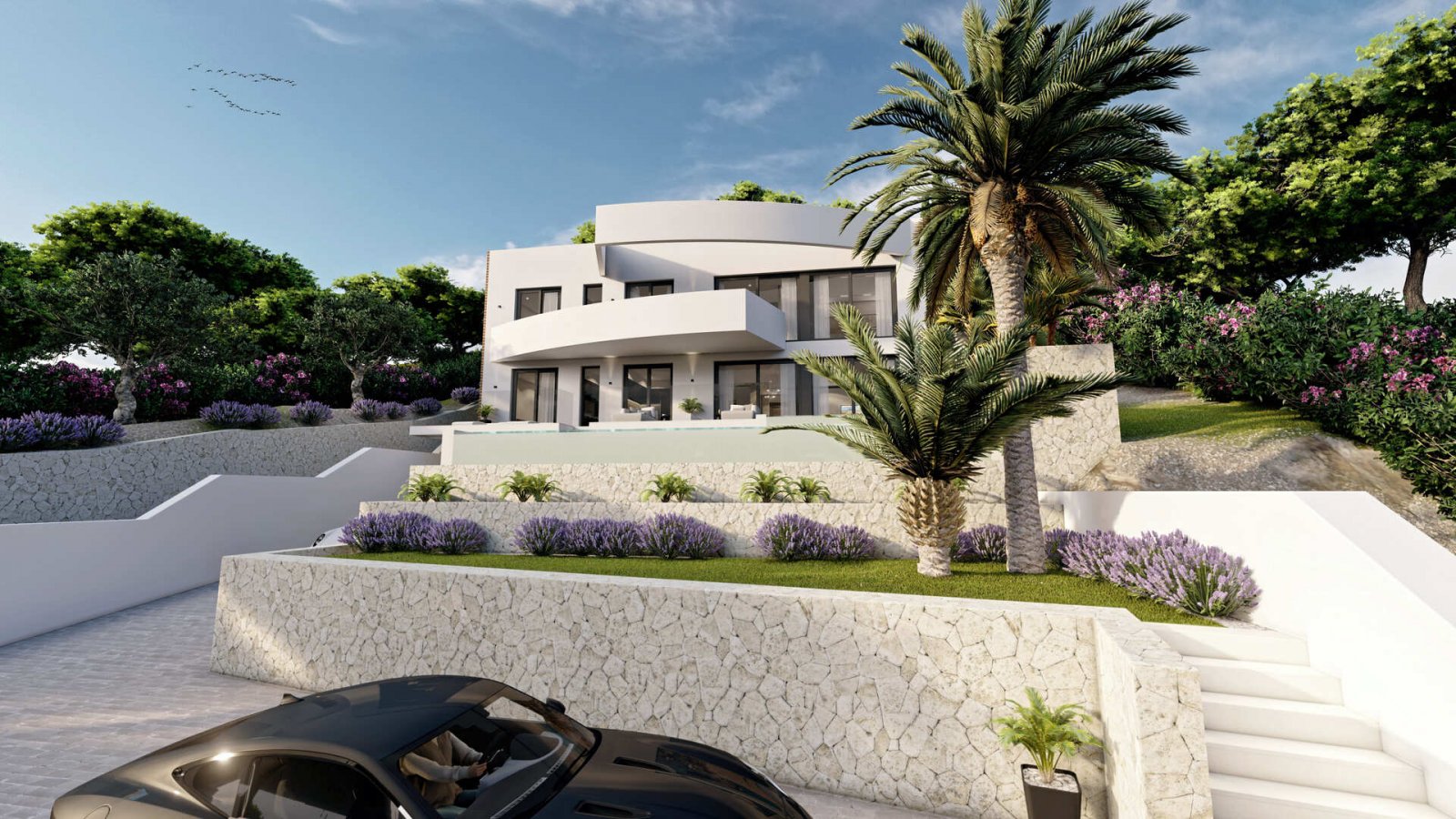 Diese Villa befindet sich in der exklusiven Gegend von Altea und bietet eine privilegierte Umgebung mit Meerblick, ideal für diejenigen, die ein Zuha