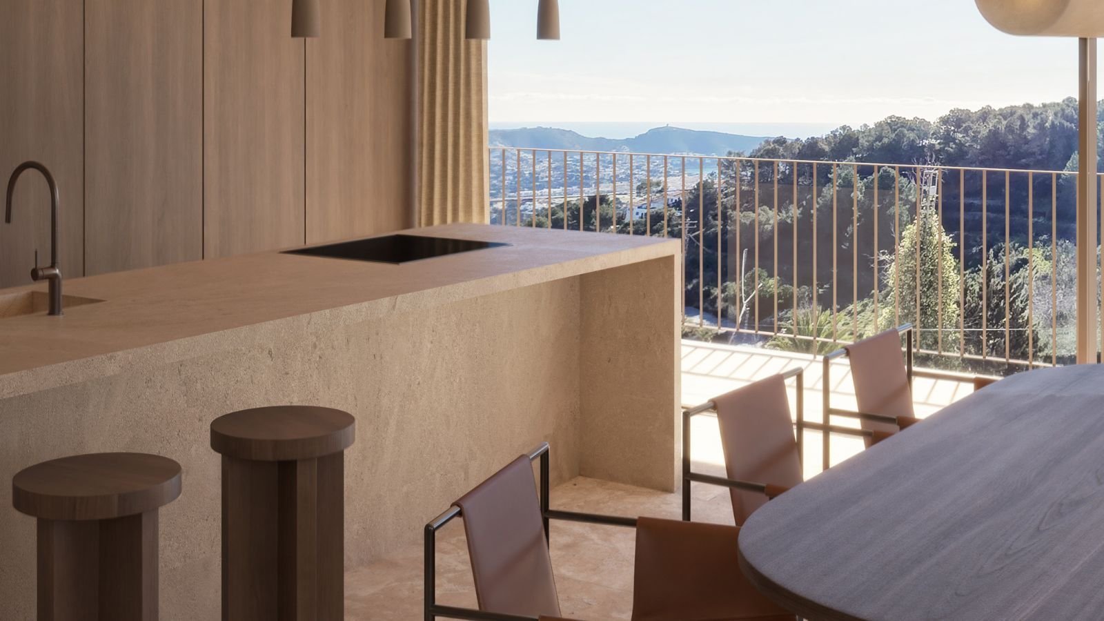 Diese exklusive Villa befindet sich in der charmanten Ortschaft Moraira und bietet eine privilegierte Umgebung mit Meerblick. Sie wurde für diejenige