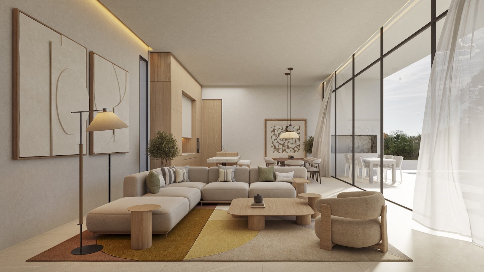In der charmanten Stadt Calp gelegen, bietet diese exklusive Villa eine privilegierte Umgebung für diejenigen, die ein Zuhause in einer ruhigen und g