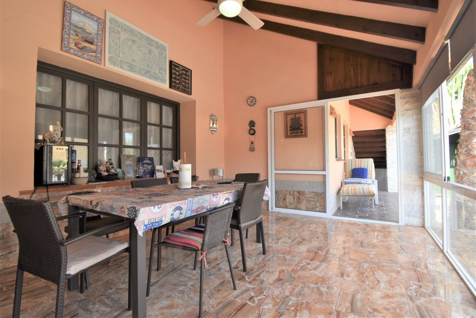 This South Facing, Absolutely Stunning, Four Bedroom, Detached Villa in Villamartin, is located just a couple of minutes drive from the Villamartin