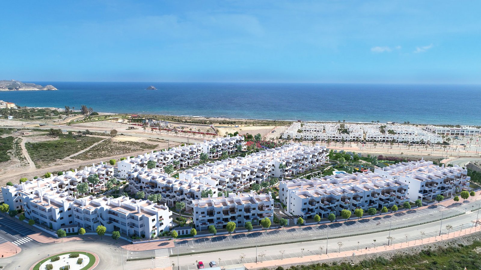Die Apartments Los Narcisos befinden sich an der südspanischen Küste von Almería nur 600 m entfernt von Playa Los Nardos in der Nähe der Gemeinde Águ