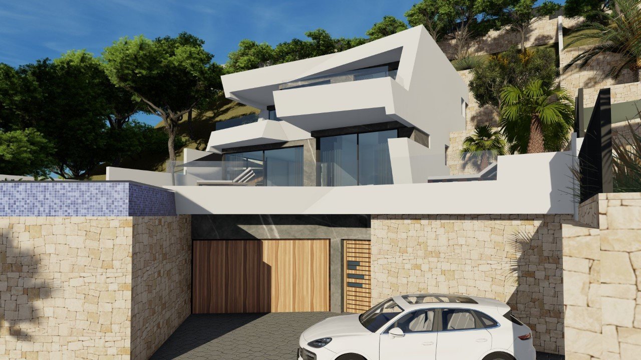 In der schönen Stadt Calpe gelegen, bietet diese Villa ein außergewöhnliches Wohnerlebnis mit Meerblick. Die Immobilie befindet sich nur 1 km vom Mee