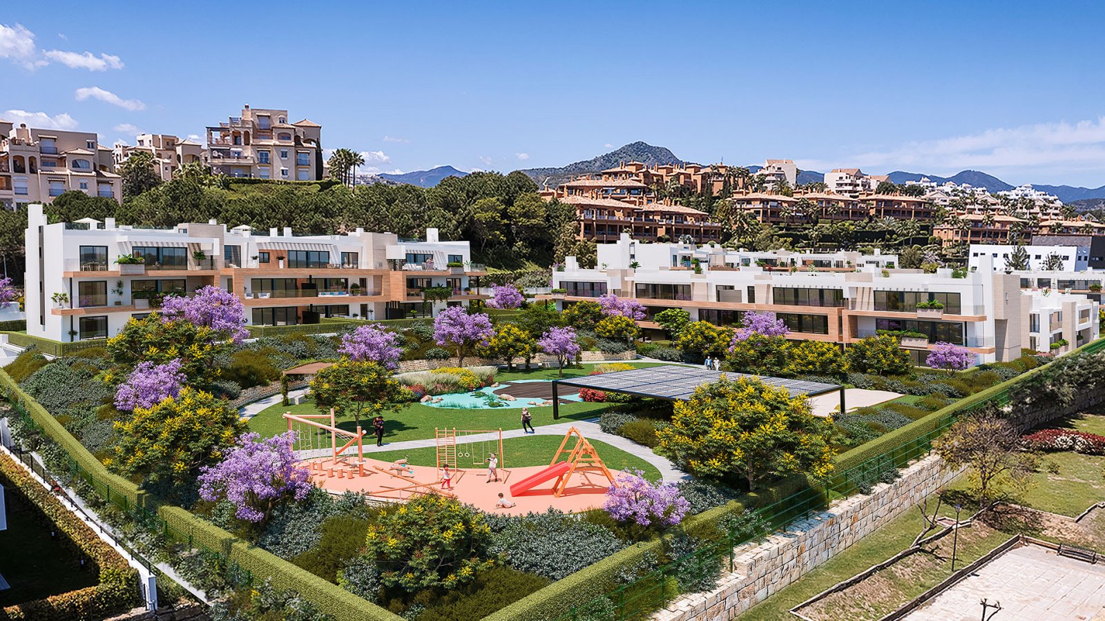  Atalaya Emotion by TM befindet sich in der privilegierten Gegend von Atalaya, umgeben von Golfplätzen und in der Nähe aller Dienstleistungen. Die Woh