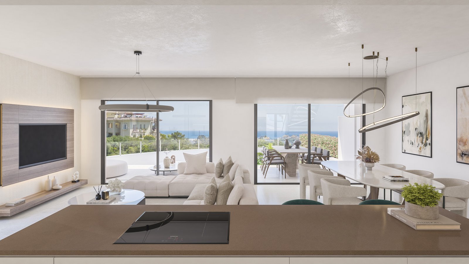 Marine Hills by TM befindet sich in hervorragender Lage im Herzen des Goldenen Dreiecks der Costa del Sol, umgeben von mehreren Golfplätzen und einem