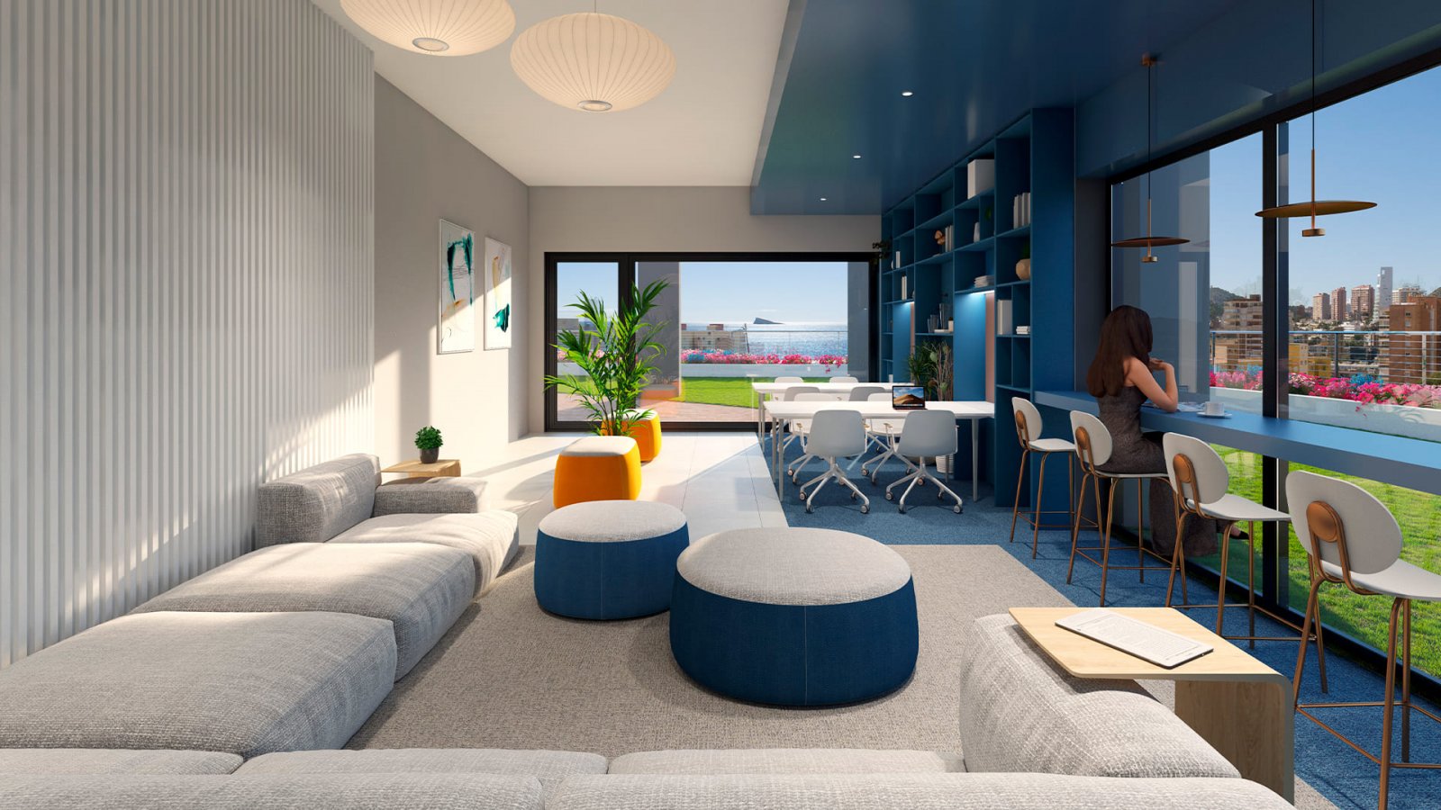 In der lebhaften Stadt Benidorm gelegen, bietet dieser Wohnkomplex eine Auswahl von 168 Immobilien, darunter Apartments und Penthäuser. Entworfen für
