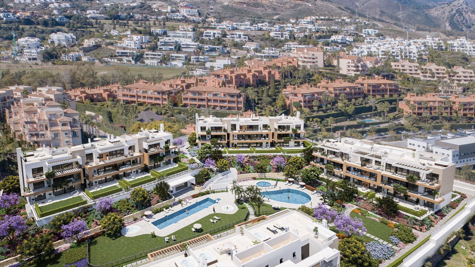 Atalaya Emotion by TM befindet sich in der privilegierten Gegend von Atalaya, umgeben von Golfplätzen und in der Nähe aller Dienstleistungen. Die Woh