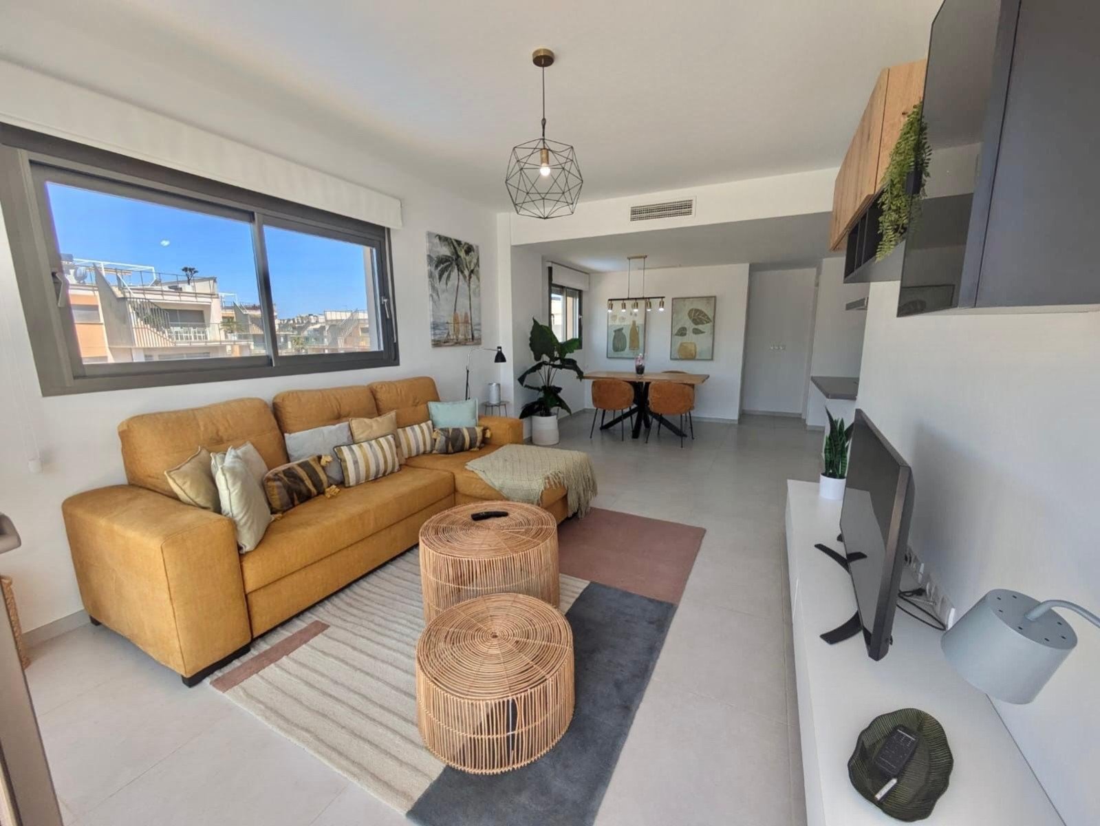 Discover stylish Mediterranean living with this exceptional penthouse apartment located in the highly sought-after Villamartin Gardens community in