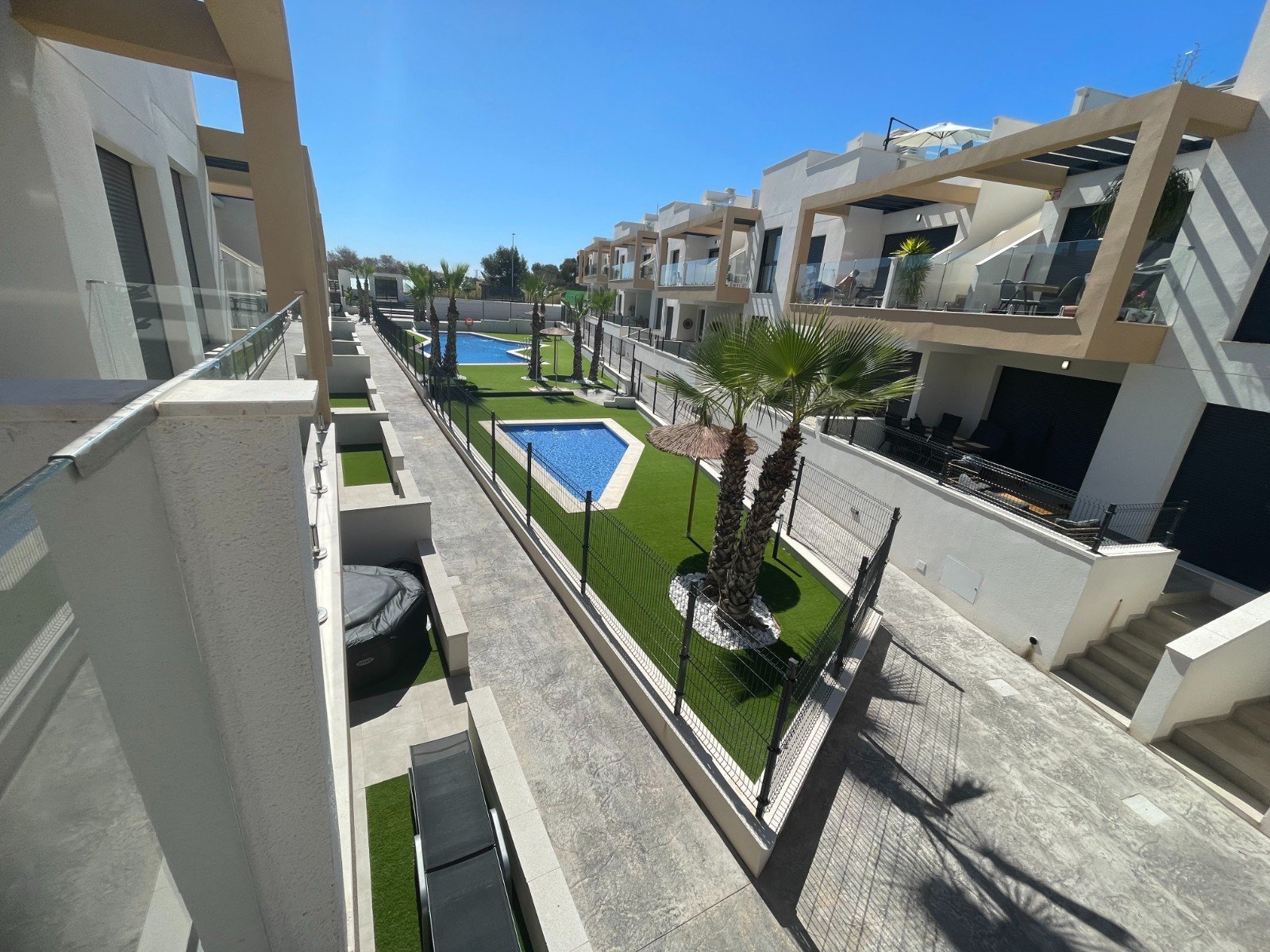 This South Facing, Two Bedroom, Top Floor Corner Apartment is located within a 10 minute walk of a main chain supermarket, JYSK furniture store, and