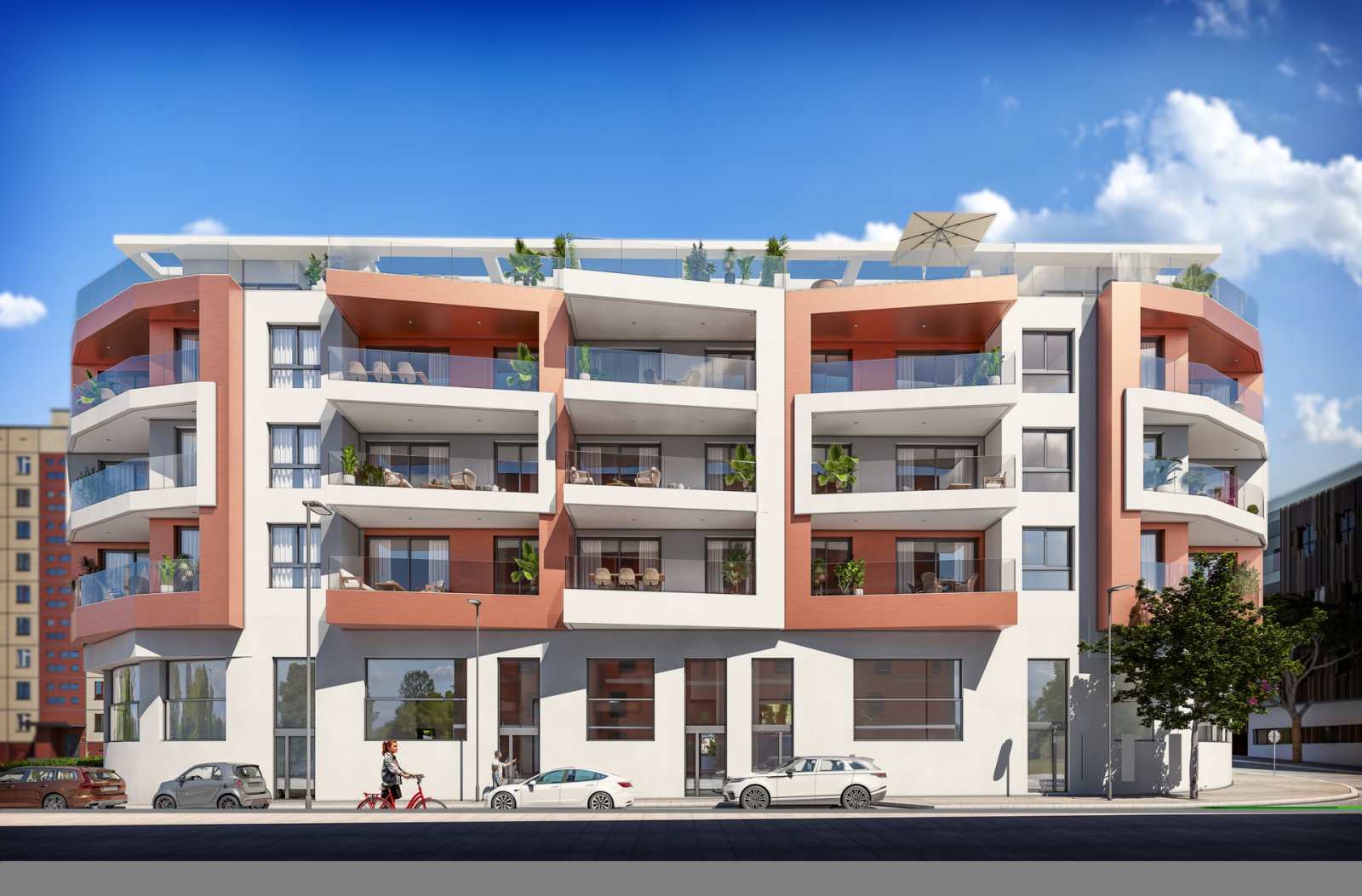  In der charmanten Stadt La Vila Joiosa gelegen, bietet dieser exklusive Wohnkomplex eine Auswahl an Apartments und Penthäusern, die darauf ausgelegt 