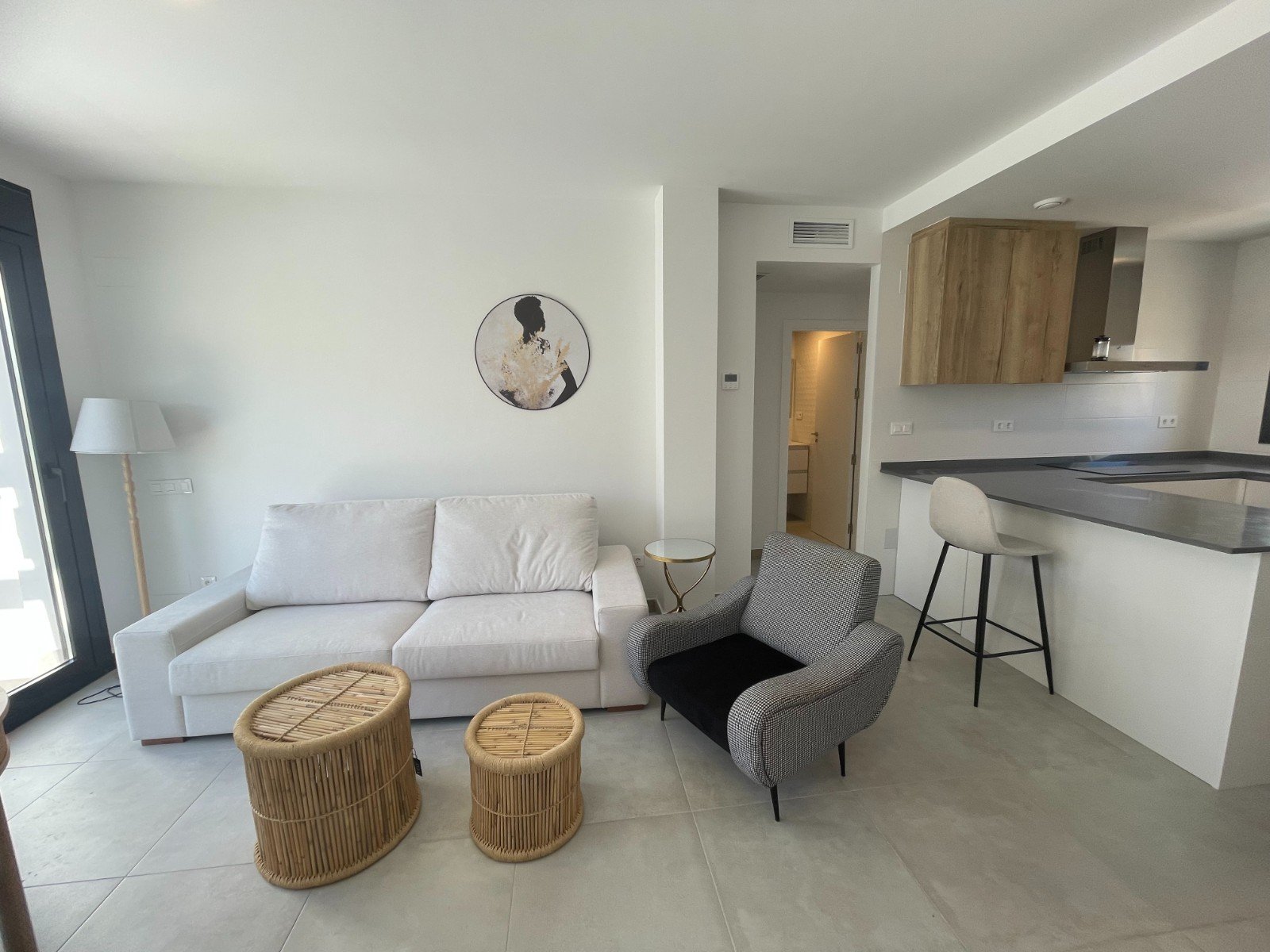   This South Facing, Two Bedroom, Top Floor Corner Apartment is located within a 10 minute walk of a main chain supermarket, JYSK furniture store, and