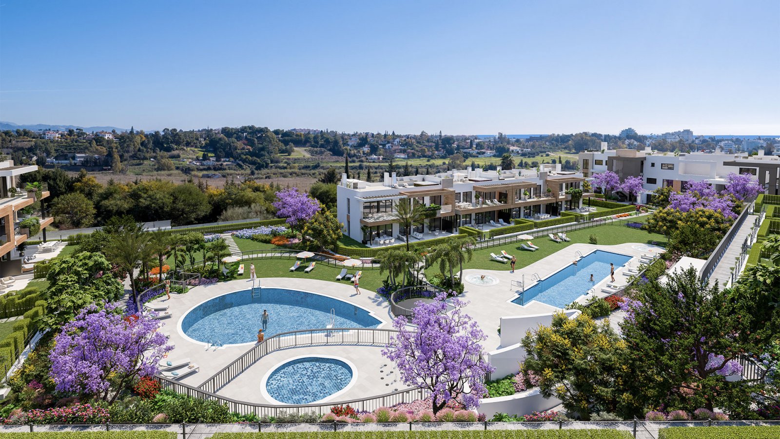 Atalaya Emotion by TM befindet sich in der privilegierten Gegend von Atalaya, umgeben von Golfplätzen und in der Nähe aller Dienstleistungen. Die Woh