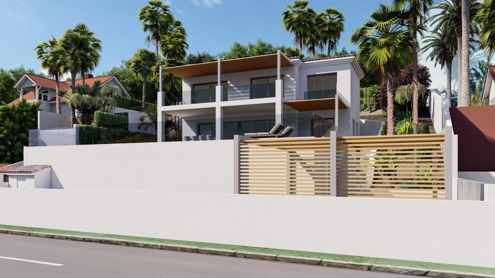  In der schönen Ortschaft Altea gelegen, bietet diese exklusive Villa ein einzigartiges Wohnerlebnis mit beeindruckendem Meerblick. Entworfen für diej