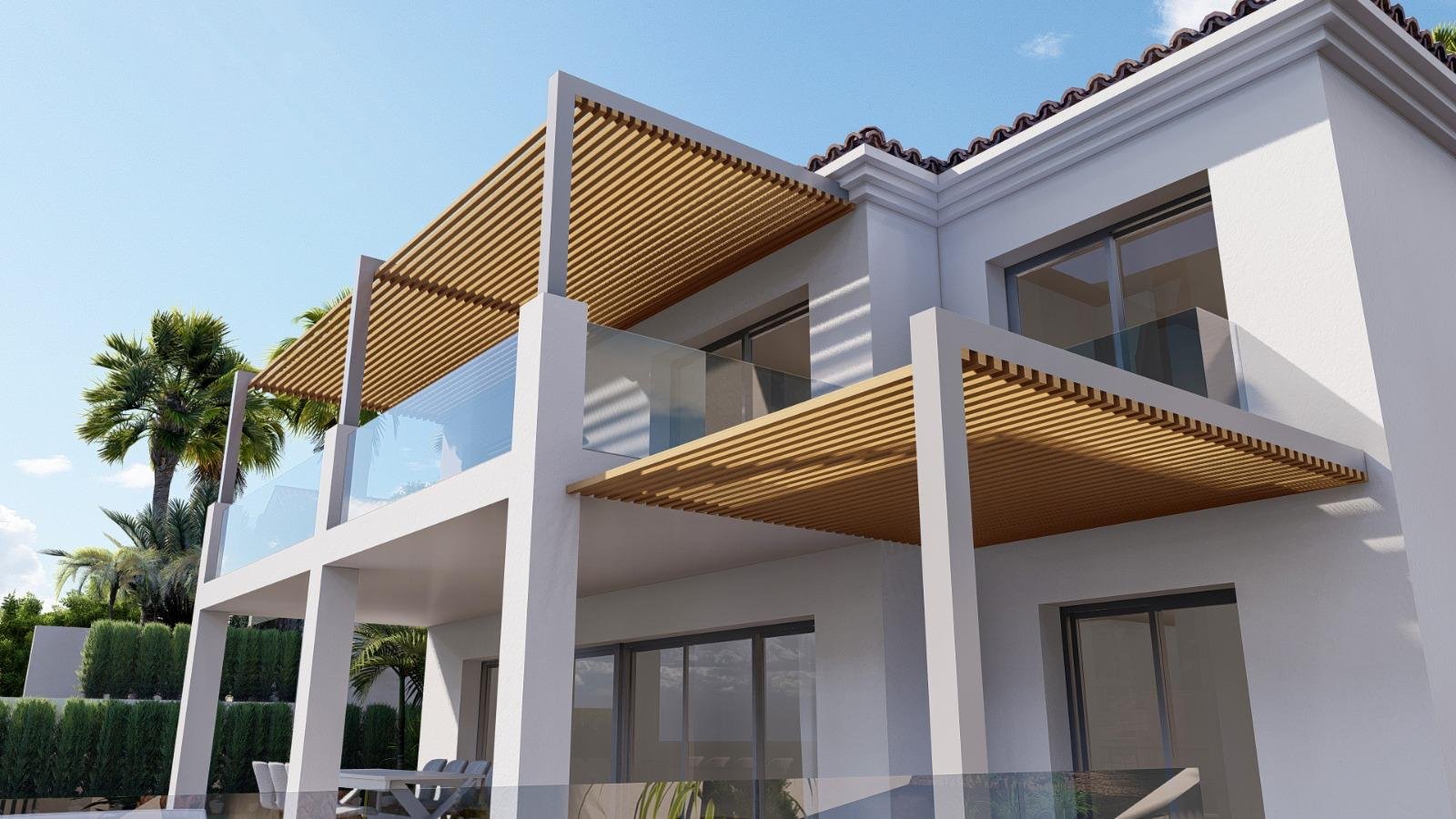 In der schönen Ortschaft Altea gelegen, bietet diese exklusive Villa ein einzigartiges Wohnerlebnis mit beeindruckendem Meerblick. Entworfen für diej