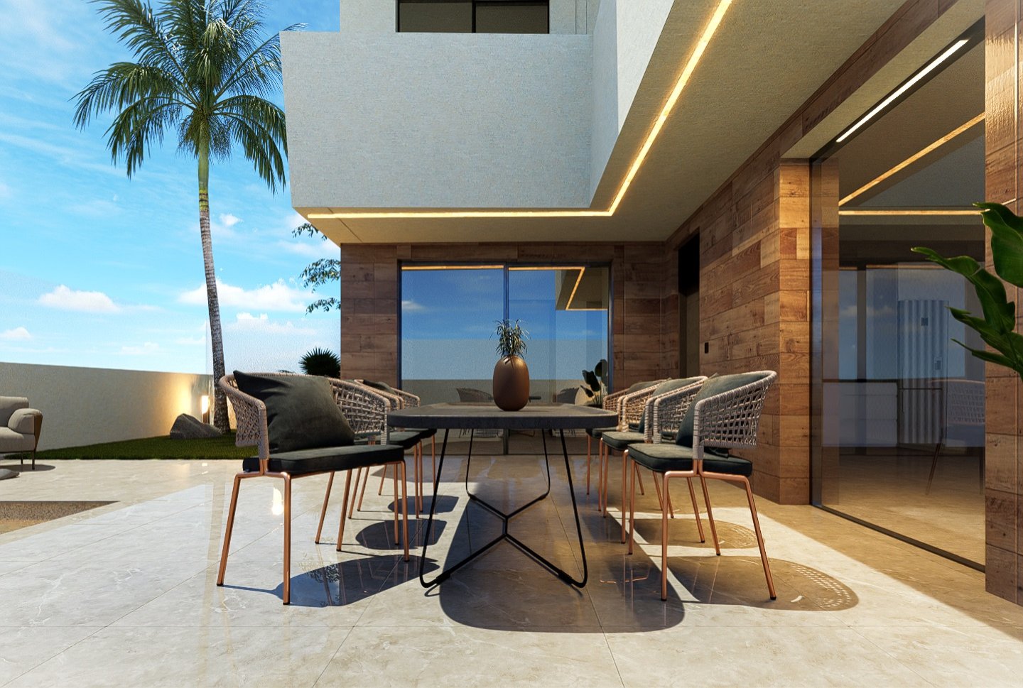 In der charmanten Ortschaft San Pedro del Pinatar gelegen, präsentiert dieses exklusive Immobilienangebot drei unabhängige Immobilien, die sich durch