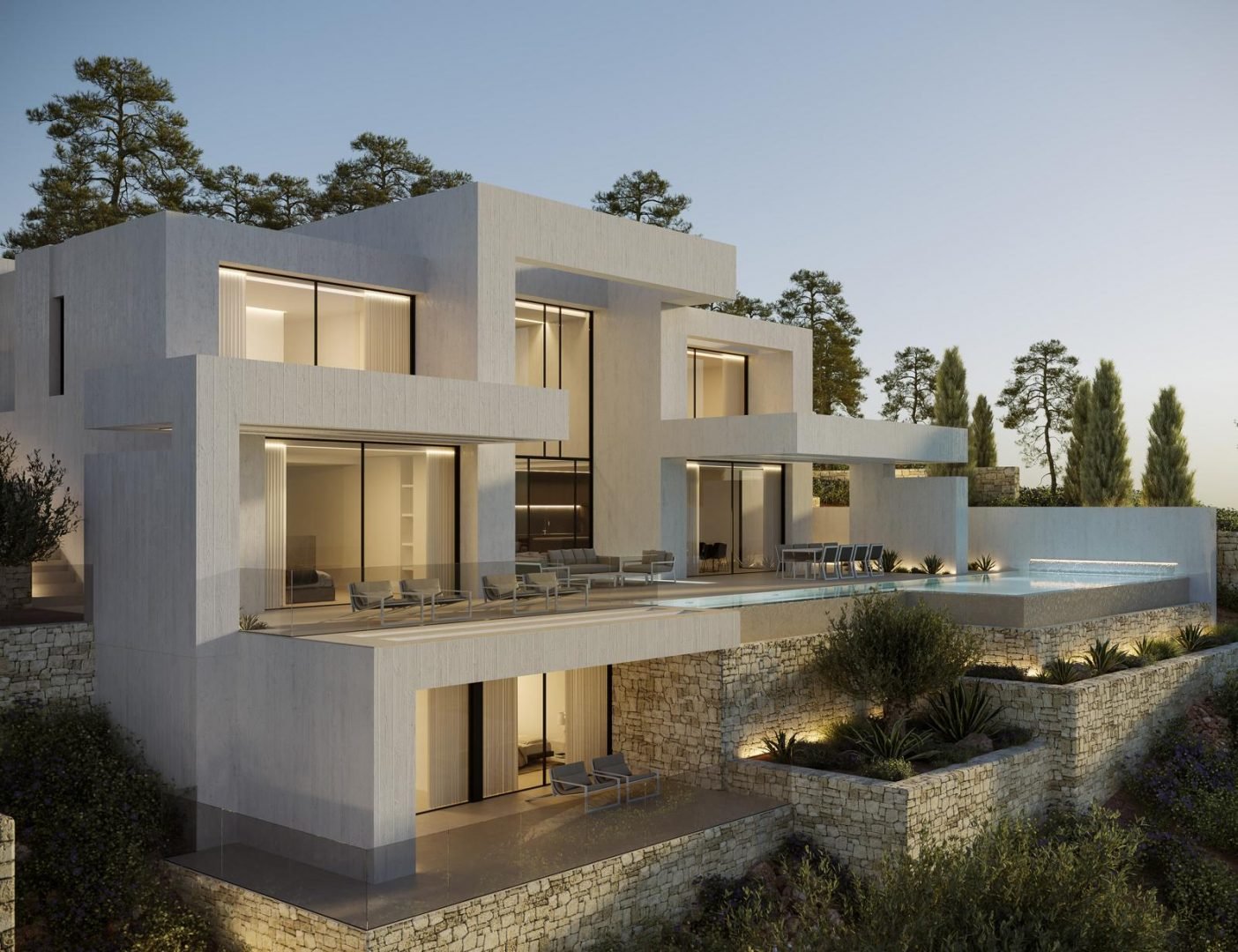 In der exklusiven Gegend von Jávea gelegen, bietet diese Villa ein einzigartiges Wohnerlebnis in erster Meereslinie. Mit Panoramablick auf das Meer b