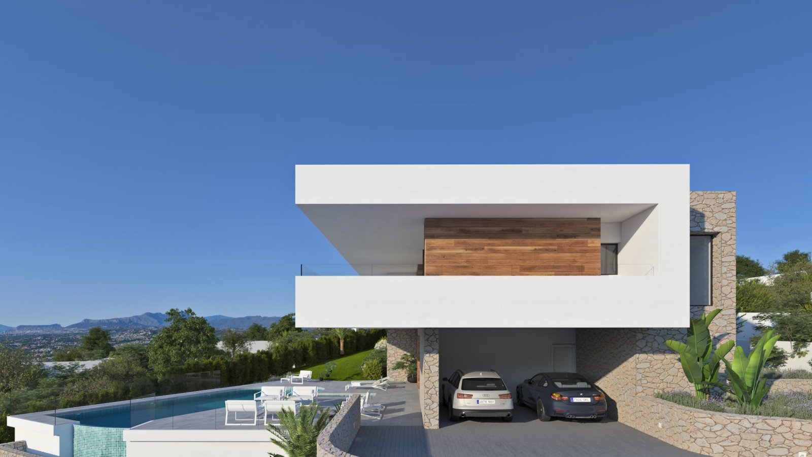 In der exklusiven Gegend von Cumbre del Sol gelegen, bietet diese Villa eine privilegierte Umgebung mit Meerblick. Die Immobilie befindet sich nur 0,